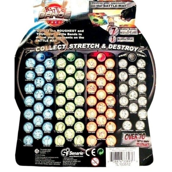Battle Bands Series 1 Starter Pack Battle Frog Stretch Destroy Set Senario 33893 - Picture 2 of 5